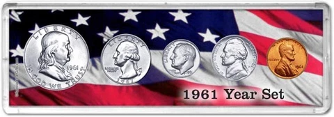 Year Coin Gift Set, 1961 Cover
