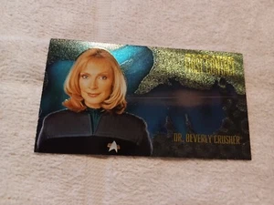 1996 SKYBOX STAR TREK FIRST CONTACT CHARACTER CARD C6 DR CRUSHER - Picture 1 of 1