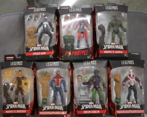 Marvel Legends Series BAF SANDMAN Spiderman (Full Set of Action Figures) - Picture 1 of 9