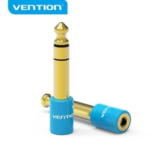 3.5mm Jack to 6.5mm Stereo Headphone Adaptor Connector Converter 6.5mm Plug Aux - Picture 1 of 14