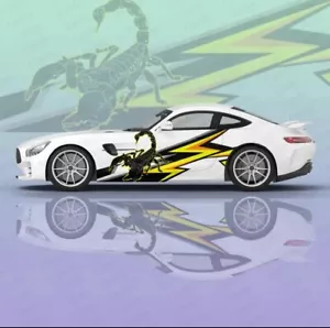 Abrath Inspired Car Decal; Scorpion Car Decal For All Cars Both Sides ; Custom - Picture 1 of 1