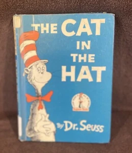 Pre Owned Vintage The Cat In The Hat Hardcover Book By Dr. Seuss 1957 - Imagen 1 de 4