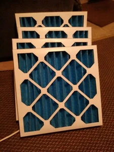 16x16x2 MERV 8 HVAC pleated air filter (4) new never used  - Picture 1 of 5