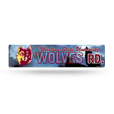 Northern State Wolves NCAA 16" Street Sign for garage, office, man cave or wall