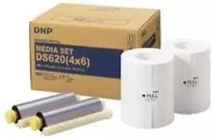 Sous-support colorant DNP 4X6 pour imprimante DS620A, papier et ruban (total de 800 impressions). - Photo 1/1
