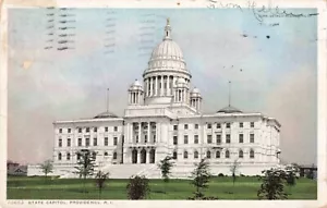 Providence RI Rhode Island, State Capitol Building, Vintage Postkarte - Bild 1 von 2