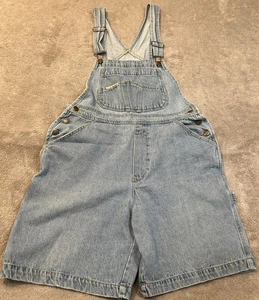 LONDON LONDON JEANS Women's Denim Overall Shorts Romper Bib Size EU 4 us 5 - Picture 1 of 6