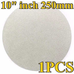 Disco de molienda de diamante sin orificios de 10" (250 mm) - Disco plano recubierto herramientas de joyería - Imagen 1 de 47