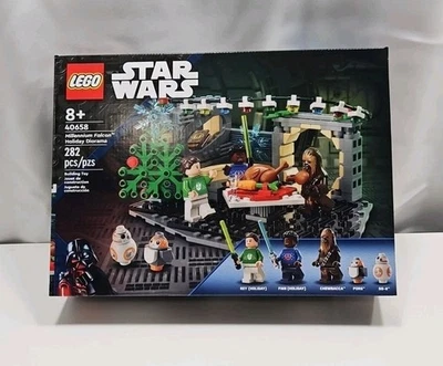 LEGO Star Wars 40658 Halcón Milenario Vacaciones Diorama Retirado Wookie Día de la Vida  Foto 1 de 4