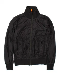 DKNY Mens Graphic Bomber Jacket UK 38 Medium Black Polyester CQ49 - Picture 1 of 3