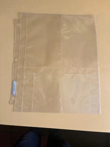 19 Clear Plastic 4"x6" photo sheets - 6 per sheet - Afbeelding 1 van 2