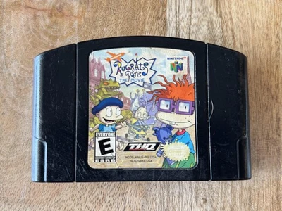 Rugrats In Paris The Movie Nintendo 64 N64 Video Game Cartridge Tested THQ 2000 - Image 1 of 2