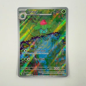 Ivysaur Illustration Rare 167/165 Scarlet & Violet 151 Pokémon Card NM - Picture 1 of 6