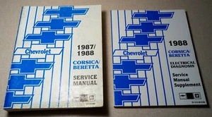 1987 1988 GM Chevrolet Corsica Beretta Service Repair Shop Manuals ST-374-88 EDM - Picture 1 of 12