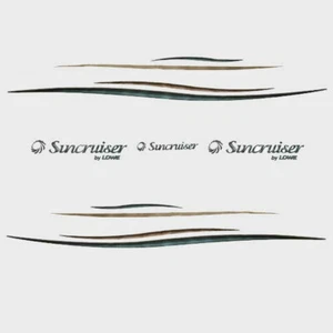 Lowe Boat Graphic Decals 633361 | Suncruiser Bronze Green (Kit) - Picture 1 of 2