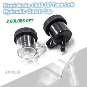 Front Brake Fluid Oil Tank Left Hydraulic Clutch Cup For Aprilia RSV 1000 Tuono - Picture 1 of 10