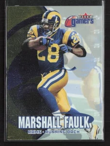 2000 Fleer Gamers #48 Marshall Faulk - Picture 1 of 2