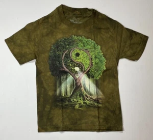 Yin Yang Tree Child T-Shirt / The Mountain / Tie Die / E14 / Size Child S - Picture 1 of 1
