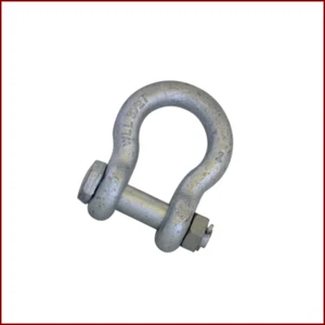 1" Galvanized Safety Shackle With Nut & Pin - Picture 1 of 2