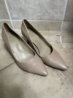 naturalizer Heel Nude 8.5 Good Condition Pump Pointed Toe