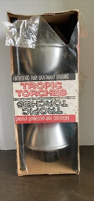 Vintage Tropic Torches  Aluminum 6' Tall New Old Stock Tiki - Image 1 of 4