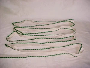 3-3/8Y Brunschwig et Fils BR-39046 Dorsett Cord Tape Emerald Fern Cording Trim - Picture 1 of 4