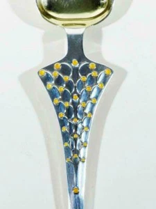 Anton MICHELSEN Denmark Silber Emaille Löffel ° Jahreslöffel ° Jul 1965 - Bild 1 von 5