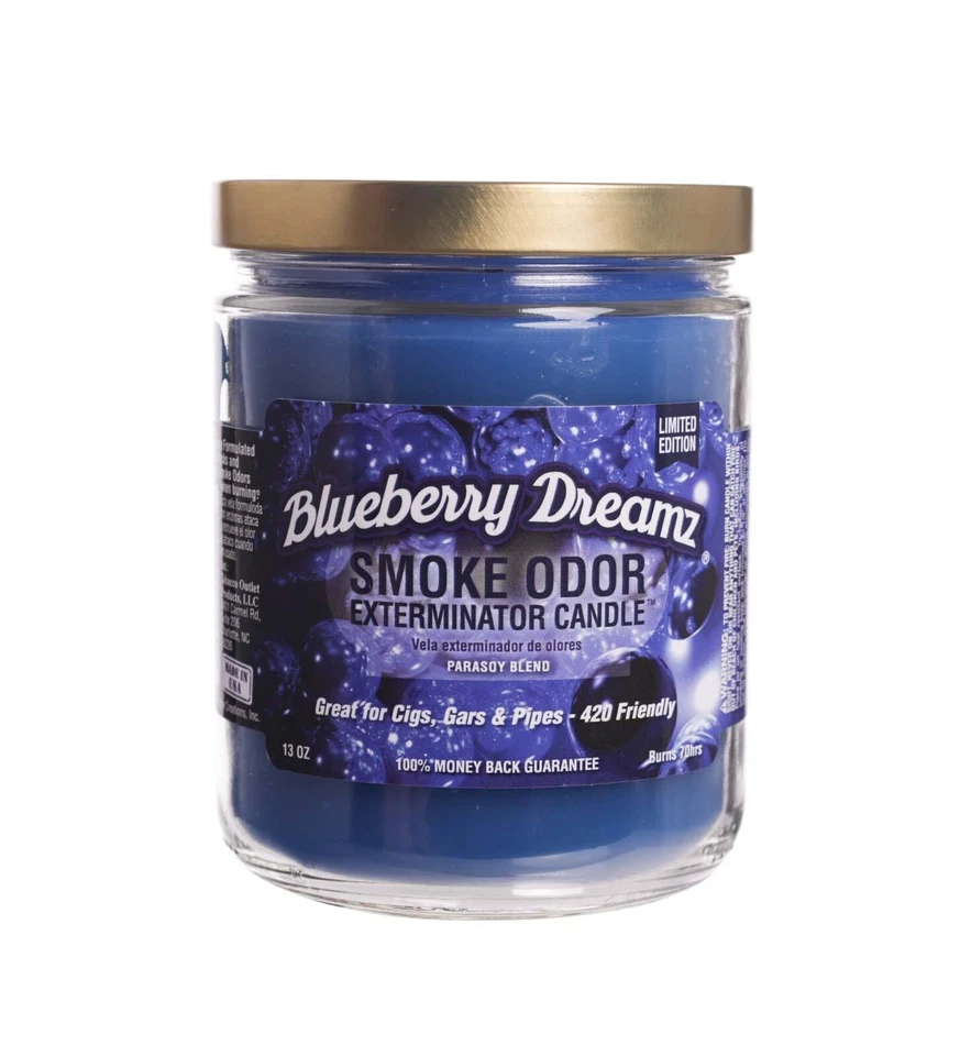 Tarro de vidrio vela exterminador de olor a humo 13 oz Foto 1 de 1