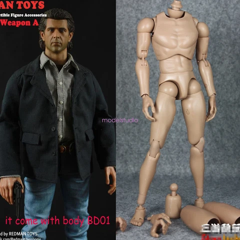 Action Figures REDMAN TOYS 1/6 Lethal Weapon A RM015 TOYS NEW body BD01 Cover
