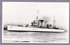 HMS KENT WW2 County class cruiser Royal Navy PC-size RP Card