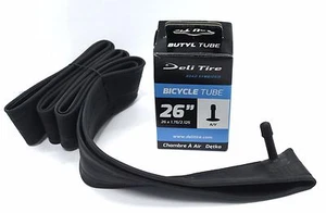 Deli 26" x 1.75"/1.90"/1.95"/2.00"/2.10"/2.125" Schrader Valve MTB Bike Tube - Picture 1 of 1