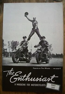The Enthusiast Magazine for Motorcyclists Harley Davidson May 1948 - Picture 1 of 9