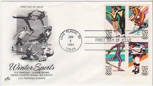 TurtlesTradingPost- Olympic Winter 1984 #2067-2070 FDC Artcraft Hand Cancel - Picture 1 of 1