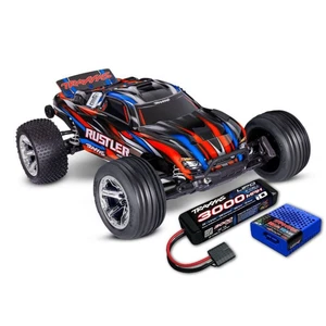 Traxxas 37354-4-RED Rustler Brushless BL-2S ST 1:10 RTR clipless rot Spar Set - Bild 1 von 2