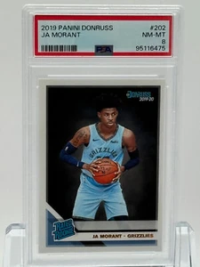 2019 Donruss #202 – Ja Morant Rated Rookie – PSA 8 Near Mint - Picture 1 of 2