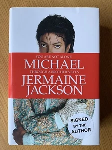 Jermaine Jackson Signed Hardback Book You Are Not Alone Michael with COA - Picture 1 of 2