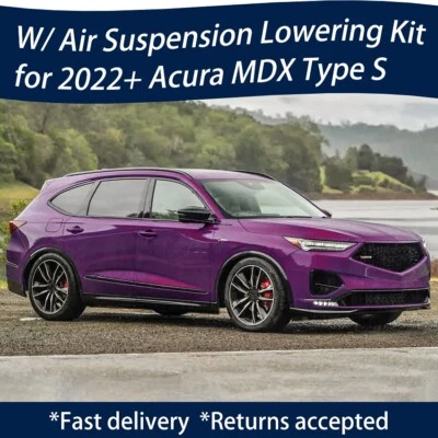💥 for 2022+ Acura MDX Type S Adjustable Air Ride Suspension Lowering Links Kit - Imagen 1 de 4
