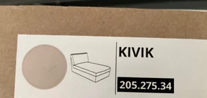 Ikea Kivik Chaise Longue cover NEW Tresund Light Beige 205.275.34 RRP £120 - Picture 1 of 4