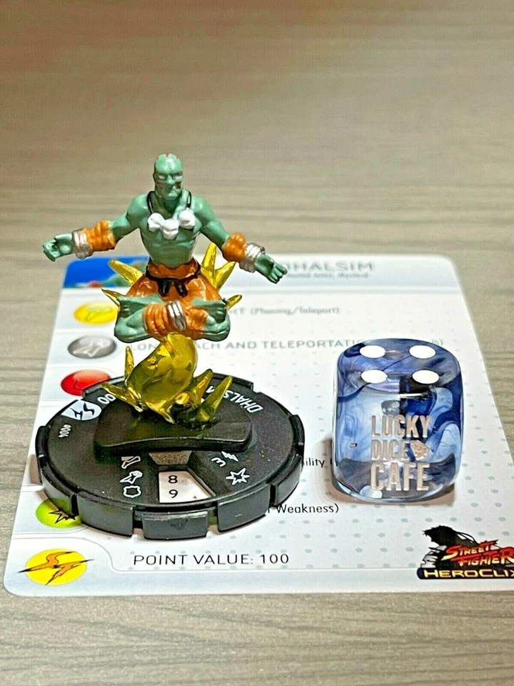 HEROCLIX Street Fighter 004 DHALSIM Foto 1 de 1