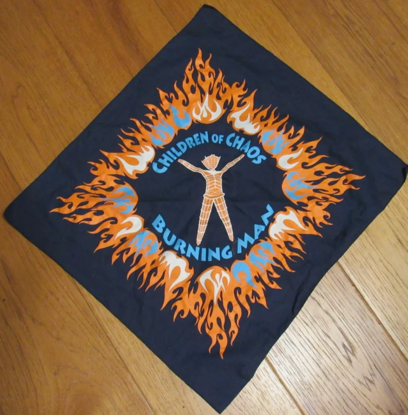Pañuelo bufanda rara Burningman Children of Chaos máscara antipolvo 2019 Foto 1 de 3