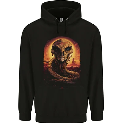 Serpent Skull Fantasy Snake Childrens Kids Hoodie - Image 1 of 2