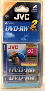 JVC MINI DVD-RW PAQUETE DE 2 - VD-W28DU / 60 MIN 2,8 GB VIDEOCÁMARA PRÁCTICOS DISCOS DE CÁMARA NUEVO - Imagen 1 de 9