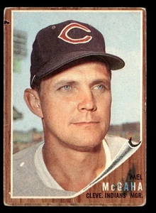 1962 Topps Mel McGaha #242 GD Cleveland Indians - Picture 1 of 2