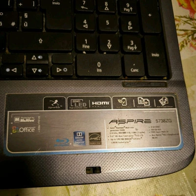Notebook Acer Aspire 5738ZG - Immagine 1 di 4