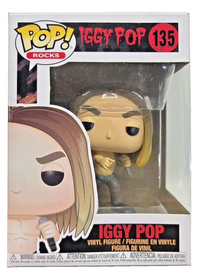 Funko Pop! Iggy Pop ROCKS #135 sin camisa (como siempre) envío gratuito Foto 1 de 4