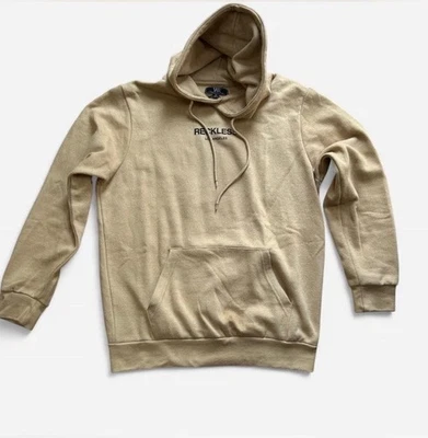Young & Reckless Tan Men’s Pullover Long Sleeve Hoodie#skater Sz Medium - Image 1 of 4