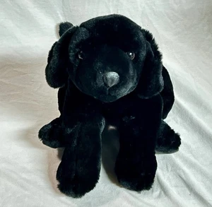 Vintage 2000 Kids Preferred realistisches schwarzes Labor Stofftier Plüschtier Hund 17 Zoll - Bild 1 von 18