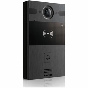 Akuvox R25A SIP Video Gegensprechanlage in Space Grey - 1 Taste Türklingel - Bild 1 von 1