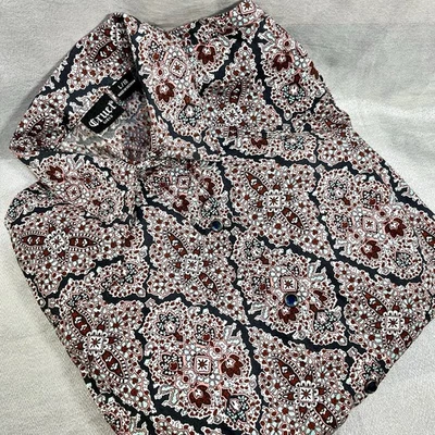 CRUEL GIRL'S Western Shirt Blue Bling Snap Button Down Long Sleeve Size L(10) - Image 1 of 4