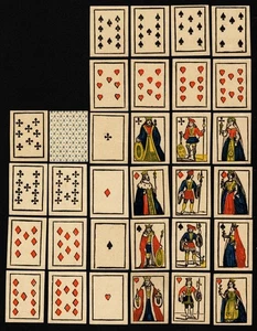 Miniatures De Cartes À Jouer Belgique 1870 - Bild 1 von 1